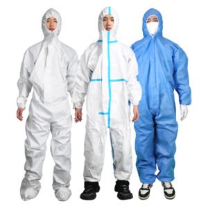 Protective Suit With Glasses And Shoe Covers, Thickened Waterproof And Breathable Non-Woven Fabric Dust-Proof Suit For Breeding Prevention And Isolation