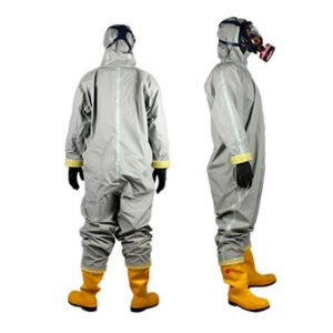 Flame Retardant Cloth Double-Sided Coated PVC Chemical Resistant Clothing, Acid And Alkali Resistant Clothing, Semi Enclosed Acid Resistant Clothing