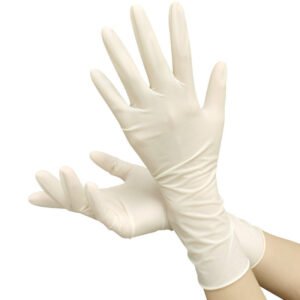 12-Inch Thickened Textured Latex Gloves Electronic Assembly, Cleanroom And Laboratory Use Disposable Latex Gloves