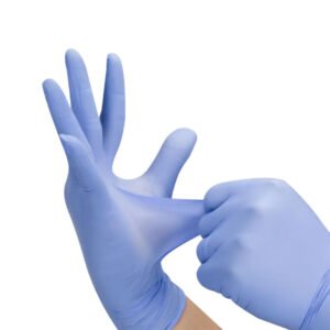 Acid And Alkali Resistant, Thickened Durable Nitrile Gloves Oil-Resistant Food-Grade Disposable Nitrile Rubber Gloves