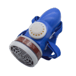 Single-canister gas mask Self-contained filtering respirator Spray painting protective half-mask