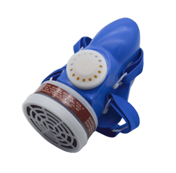 Single-canister gas mask Self-contained filtering respirator Spray painting protective half-mask