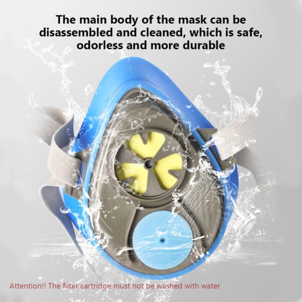 Anti-dust respirator for spray painting Chemical gas protection with activated carbon Anti-formaldehyde paint mask