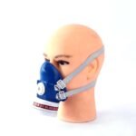 Single-canister gas mask Self-contained filtering respirator Spray painting protective half-mask