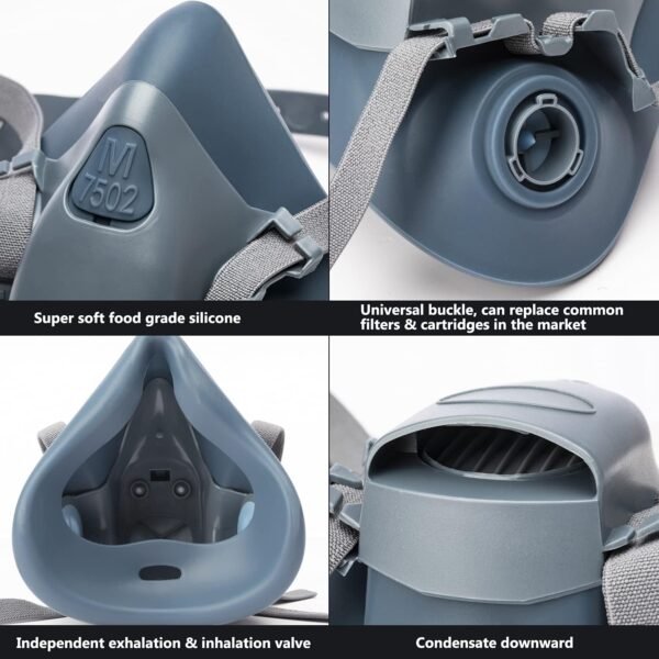 Gas mask for formaldehyde protection Anti-formaldehyde spray dust mask Dust-proof protective face shield for renovation grinding