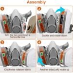 Gas mask Dust spray Anti-fog Industrial dust mask Smoke protection face shield