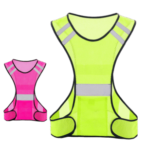 Reflective Running Vests, High-Visibility Running Equipment, Clothes With Large Pockets